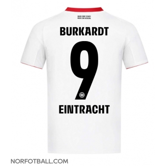 Billige Fotballdrakt Eintracht Frankfurt Jonathan Burkardt #9 Replika Bortedrakt 2025-26 Kortermet